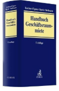 Buchcover und Innenansicht für das Buch: Handbuch Geschäftsraummiete