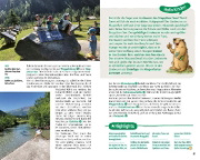 Buchcover und Innenansicht für das Buch: ROTHER Wanderbuch ErlebnisWandern mit Kindern Kärnten. 40 Touren