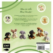 Buchcover und Innenansicht für das Buch: Mini-Amigurumis - Süße Hunde