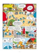 Buchcover und Innenansicht für das Buch: De Schlimpf af Bairisch: Da Roudschlumpf und s'Schlumpfkappal