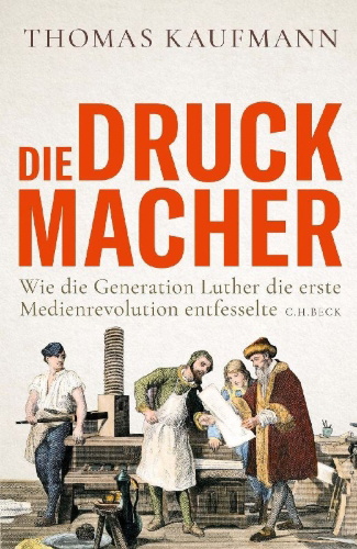 Buchcover und Innenansicht für das Buch: Die Druckmacher