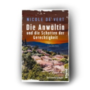 Buchcover und Innenansicht für das Buch: Die Anwältin und die Schatten der Gerechtigkeit