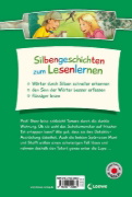 Buchcover und Innenansicht für das Buch: Silbengeschichten zum Lesenlernen - Detektivgeschichten