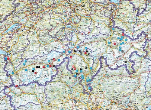 Buchcover und Innenansicht für das Buch: Gratwandern Südschweiz
