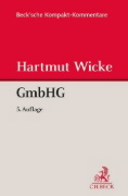 Buchcover und Innenansicht für das Buch: Gesetz betreffend die Gesellschaften mit beschränkter Haftung (GmbHG)