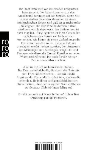 Buchcover und Innenansicht für das Buch: La Peste