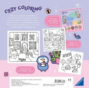 Buchcover und Innenansicht für das Buch: Cosy Colouring: Around Town