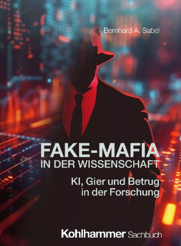 Buchcover und Innenansicht für das Buch: Fake-Mafia in der Wissenschaft