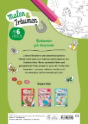 Buchcover und Innenansicht für das Buch: Ravensburger Pferde - malen und träumen - 24 Ausmalbilder für Kinder ab 6 Jahren - Motive für Pferde-Fans zum Entspannen