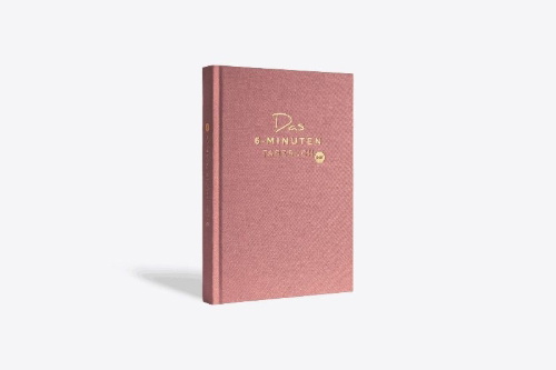 Buchcover und Innenansicht für das Buch: Das 6-Minuten-Tagebuch pur (orchidee)