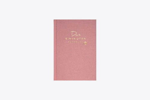 Buchcover und Innenansicht für das Buch: Das 6-Minuten-Tagebuch pur (orchidee)