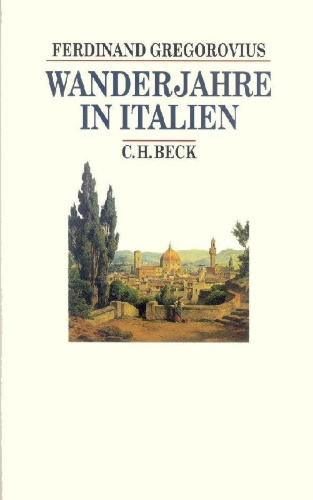 Buchcover und Innenansicht für das Buch: Wanderjahre in Italien