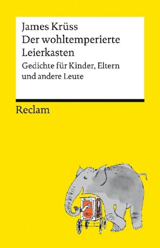 Buchcover und Innenansicht für das Buch: Der wohltemperierte Leierkasten. Gedichte für Kinder, Eltern und andere Leute