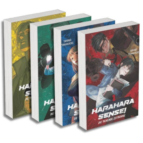 Buchcover und Innenansicht für das Buch: Harahara Sensei - Die tickende Zeitbombe: Manga Pack