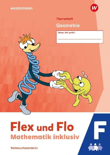 Buchcover und Innenansicht für das Buch: Flex und Flo - Mathematik inklusiv. Geometrie F