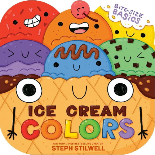 Buchcover und Innenansicht für das Buch: Bite-Size Basics: Ice Cream Colors