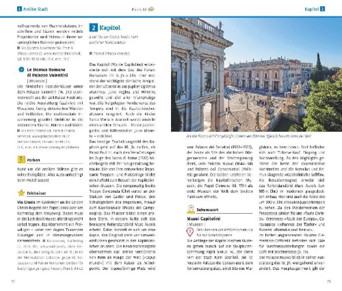 Buchcover und Innenansicht für das Buch: ADAC Reiseführer plus Rom