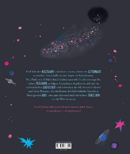 Buchcover und Innenansicht für das Buch: The Dog Who Danced On The Moon