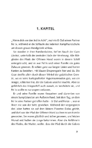Buchcover und Innenansicht für das Buch: Star Wars: The High Republic - The Quest for Planet X