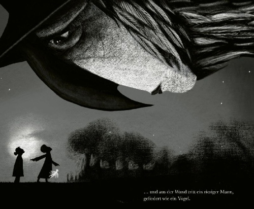 Buchcover und Innenansicht für das Buch: Ein Engel in der Nacht