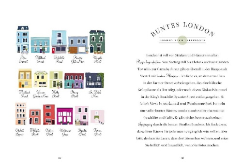 Buchcover und Innenansicht für das Buch: London zum Verlieben