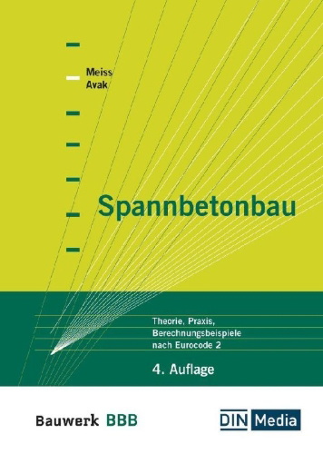 Buchcover und Innenansicht für das Buch: Spannbetonbau