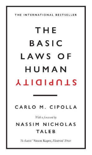 Buchcover und Innenansicht für das Buch: The Basic Laws of Human Stupidity