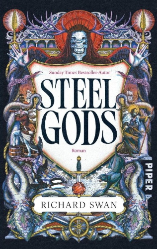 Buchcover und Innenansicht für das Buch: Steel Gods