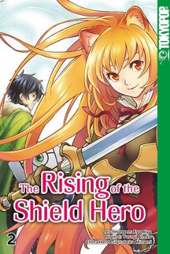 Buchcover und Innenansicht für das Buch: The Rising of the Shield Hero 02