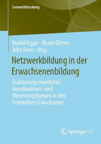 Buchcover und Innenansicht für das Buch: Netzwerkbildung in der Erwachsenenbildung