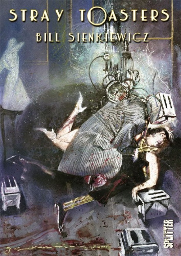 Buchcover und Innenansicht für das Buch: Stray Toasters