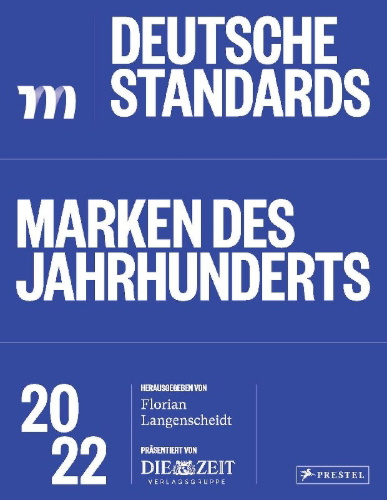Buchcover und Innenansicht für das Buch: Deutsche Standards - Marken des Jahrhunderts 2022
