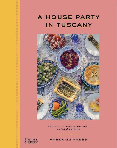 Buchcover und Innenansicht für das Buch: A House Party in Tuscany