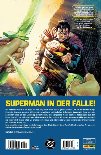 Buchcover und Innenansicht für das Buch: Superman Unlimited #1-#3