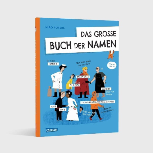 Buchcover und Innenansicht für das Buch: Das große Buch der Namen