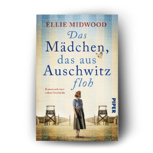 Buchcover und Innenansicht für das Buch: The Girl Who Escaped from Auschwitz