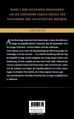 Buchcover und Innenansicht für das Buch: Star Wars: Republic Commando - True Colors