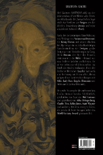 Buchcover und Innenansicht für das Buch: The Sandman