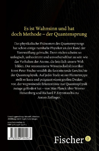 Buchcover und Innenansicht für das Buch: Die Hintertreppe zum Quantensprung