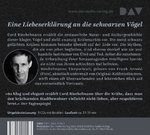 Buchcover und Innenansicht für das Buch: Krähen. Ein Portrait
