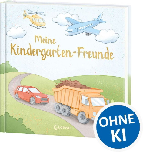 Buchcover und Innenansicht für das Buch: Meine Kindergarten-Freunde (neu) - Fahrzeuge