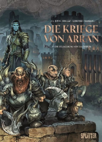 Buchcover und Innenansicht für das Buch: Guerres d'Arran 7