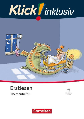 Buchcover und Innenansicht für das Buch: Klick! Erstlesen 1.-4. Schuljahr - Grundschule/Förderschule Themenhefte für Lernende mit Förderbedarf - Themenheft 2