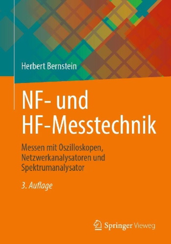 Buchcover und Innenansicht für das Buch: NF- und HF-Messtechnik