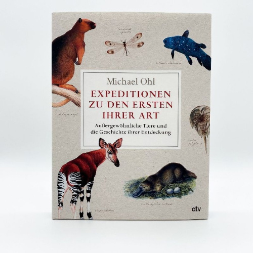 Buchcover und Innenansicht für das Buch: Expeditionen zu den Ersten ihrer Art