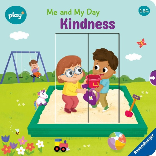 Buchcover und Innenansicht für das Buch: Play+ Me and My Day: Kindness