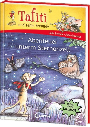 Buchcover und Innenansicht für das Buch: Tafiti und seine Freunde (Band 2) - Abenteuer unterm Sternenzelt