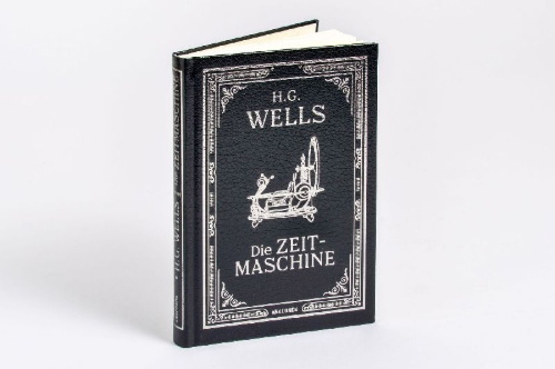 Buchcover und Innenansicht für das Buch: The Time Machine