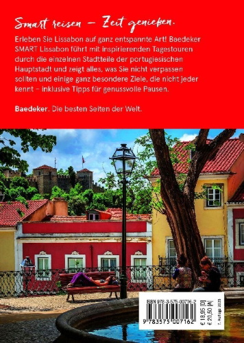 Buchcover und Innenansicht für das Buch: Baedeker SMART Reiseführer Lissabon