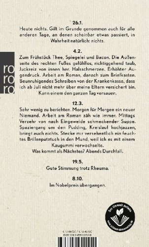Buchcover und Innenansicht für das Buch: Nach Notat zu Bett